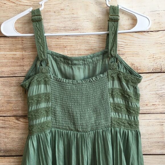 MATILDA‎ JANE JOANNA GAINES GREEN GRASS ROOTS SMOCKED DRESS - Picture 7 of 8